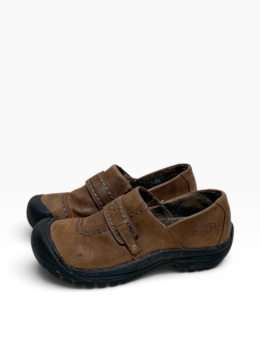 Women’s Keen #1005322 Kaci Full Grain Leather Slip Ons Size 6